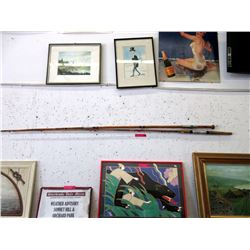 2 Vintage Wood Salmon Rods