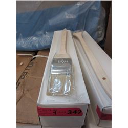 4 Dozen New Long Handled 2  Angle Brushes