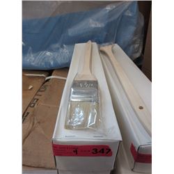 4 Dozen New Long Handled 2  Angle Brushes