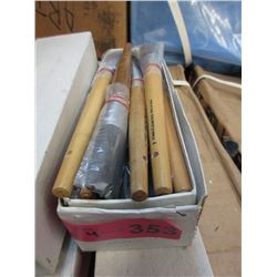 4 Dozen New #4 Bristle Artist Brushes