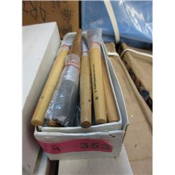 4 Dozen New #4 Bristle Artist Brushes