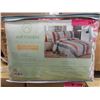 New 3 Piece Striped Full/Queen Quilt Set