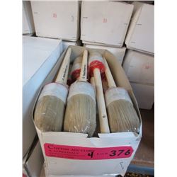 4 Dozen New #10 Round Brushes