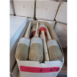 4 Dozen New #10 Round Brushes