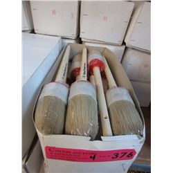 4 Dozen New #10 Round Brushes