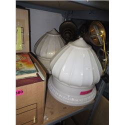 Pair of Art Deco Style Hanging Lamps