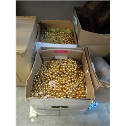 2 Large Cases of Plastic Treasure Chest Beads