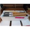 4 Dozen New #8 Bristle Artist Brushes