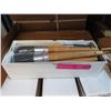 4 Dozen New #8 Bristle Artist Brushes