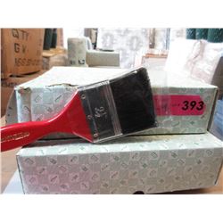 4 Dozen New 2-1/2" Pure Bristle Brushes