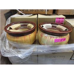 2 New Sets of 3 Ceramic Plant Pots