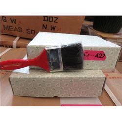 4 Dozen New 2-1/2" Pure Bristle Brushes