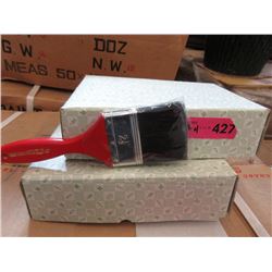 4 Dozen New 2-1/2" Pure Bristle Brushes