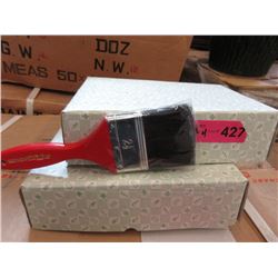 4 Dozen New 2-1/2" Pure Bristle Brushes