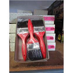 4 Dozen New 2-1/2" Pure Bristle Brushes