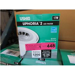 4 New 17 Watt LED PAR38 Flood Light Bulbs