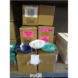 20 Boxes of New Beaver Canoe Metal Candle Holders