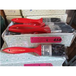 4 Dozen New 1-1/2" Pure Bristle Brushes