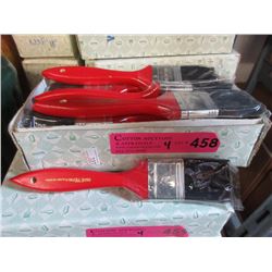 4 Dozen New 1-1/2" Pure Bristle Brushes