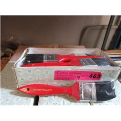 4 Dozen New 1-1/2" Pure Bristle Brushes