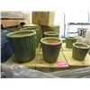 2 New 3 Piece Sets of Ceramic Plant Pots