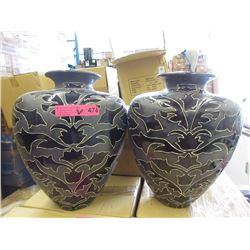 2 New Large Ceramic Vases