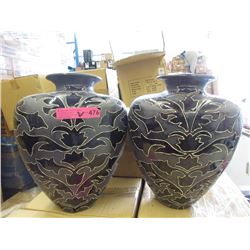 2 New Large Ceramic Vases