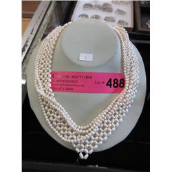 2 New Pearl Necklaces