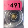 1989 Canada .9999 Gold 1/10 Oz. Maple Leaf Coin