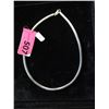 New Sterling Silver 16" Flat Link Necklace