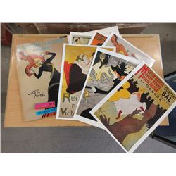Folio of 6 "Toulouse - Lautrec" Taschen Posters