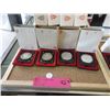 4 Canadian Commemorative .500 Silver Dollar Coins