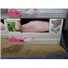 3 Pairs of New Pink Memory Foam Slippers - L