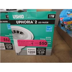 4 New 17 Watt LED PAR38 Flood Light Bulbs