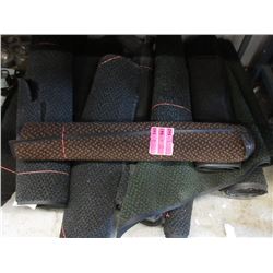 2 Rubber Backed Carpet Mats