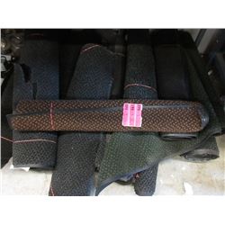 2 Rubber Backed Carpet Mats
