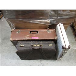 3 Vintage Suit Cases