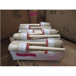 4 Boxes of #14 Round Bristle Brushes