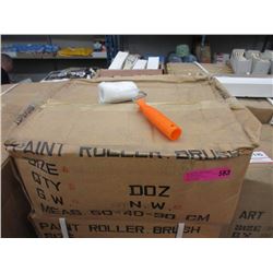 5 Dozen New 4" Handled Paint Rollers