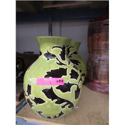Pair of New Large Glazed Ceramic Vases