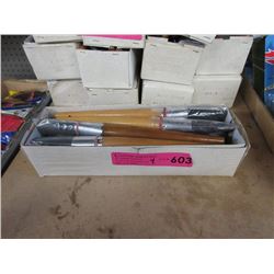 4 Dozen New #8 Artist Bristle Brushes