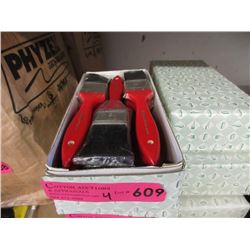 4 Dozen New 1.5" Pure Bristle Paint Brushes