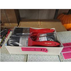 4 Dozen New 2" Pure Bristle Paint Brushes
