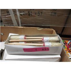 4 Dozen New #4 Round Bristle Brushes