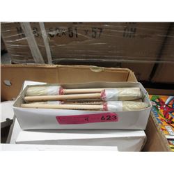 4 Dozen New #4 Round Bristle Brushes