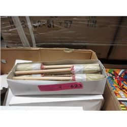 4 Dozen New #4 Round Bristle Brushes