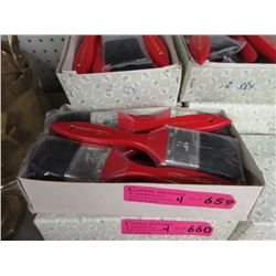 4 Dozen New 4" Pure Bristle Paint Brushes