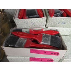 4 Dozen New 4" Pure Bristle Paint Brushes