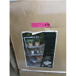 Wood Stepped Plant Stand