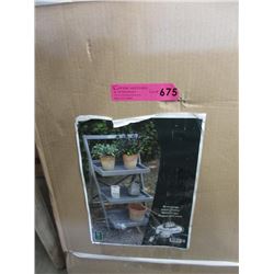 Wood Stepped Plant Stand